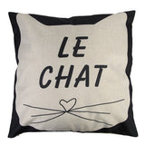 43cm * 43cm Pillow Case Comfortable Cartoon Cat Pattern Cotton Pillow Case Cover Cotton Linen For Home Accessories - catdoglovers.com