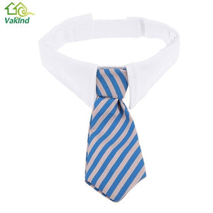 Dog Supplies  Gentleman Puppy Striped Adjustable Tie Necktie Collar Clothes for Dog Cat - catdoglovers.com