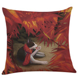 Cute Cat Sofa Bed Home Decoration Festival Pillow Case Cushion Cover - catdoglovers.com