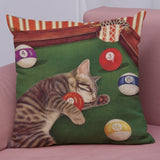 Cute Cat Sofa Bed Home Decoration Festival Pillow Case Cushion Cover - catdoglovers.com