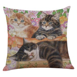 Cute Cat Sofa Bed Home Decoration Festival Pillow Case Cushion Cover - catdoglovers.com