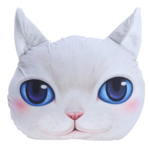 3D Dog Pillows Car Seat Pillow Car Neck Pillow Lovely Auto Headrest Pillow Car Interior Cat Head Neck Seat Cushion Decoratio - catdoglovers.com