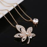 Natural Stone Cat Eye CZ Necklace Gold Silver Plated Chain Pendant Necklaces Wholesale Woman Statement Necklace free shipping - catdoglovers.com
