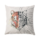 43*43cm Flax Animal Printed Pillowcase Cushion Cover Cute Cat Cotton Lien Cushion Cover Sofa Home Decorative Pillows Covers New - catdoglovers.com