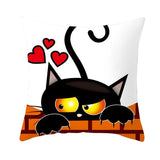 Nordic Super Soft Decorative Throw Pillow Case Cat Kitten Printing Linen  Pillow Case Decorative Cushion Pillow Cover - catdoglovers.com