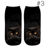 Lovely 3D Print Cotton Short Socks Boat Casual Cat Cartoons Kawaii Ankle Female Cute Art Women Sock Girl Gifts Accessories - catdoglovers.com