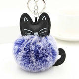 3 Key Animal Holder 3 Holder Accessory 1inch Cat Chain 8 Keyring Pompom Decoration cm 5 Ball Bag Cute cm 9 Pendant - catdoglovers.com