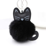 3 Key Animal Holder 3 Holder Accessory 1inch Cat Chain 8 Keyring Pompom Decoration cm 5 Ball Bag Cute cm 9 Pendant - catdoglovers.com