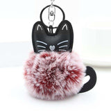 3 Key Animal Holder 3 Holder Accessory 1inch Cat Chain 8 Keyring Pompom Decoration cm 5 Ball Bag Cute cm 9 Pendant - catdoglovers.com