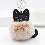 3 Key Animal Holder 3 Holder Accessory 1inch Cat Chain 8 Keyring Pompom Decoration cm 5 Ball Bag Cute cm 9 Pendant - catdoglovers.com